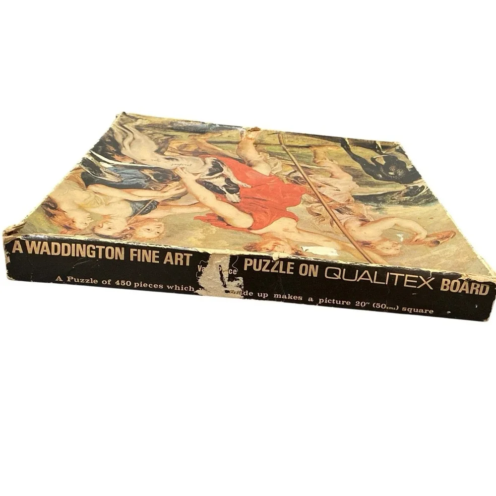 Vintage 1971 Waddingtons Diana Hunting Rubens Puzzle Complete No. 501